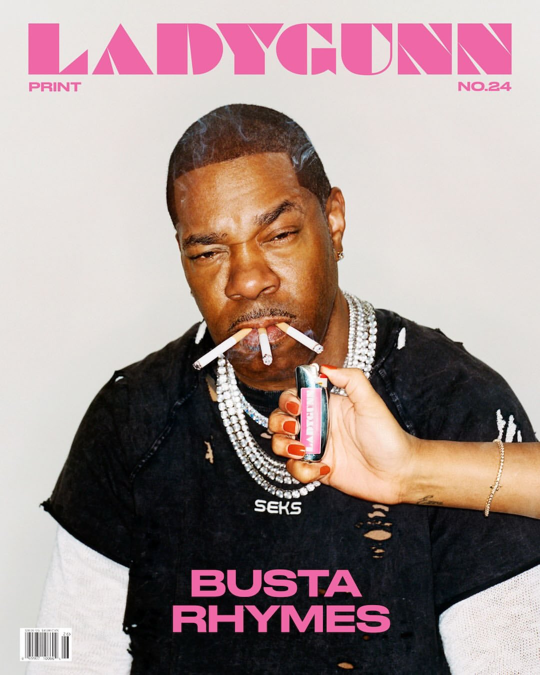 Jason Rodgers X Busta Rhymes for Ladygunn Magazine Dec. 25