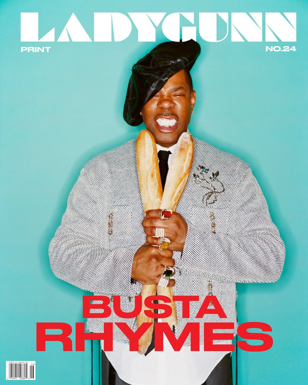 Jason Rodgers X Busta Rhymes for Ladygunn Magazine Dec. 25