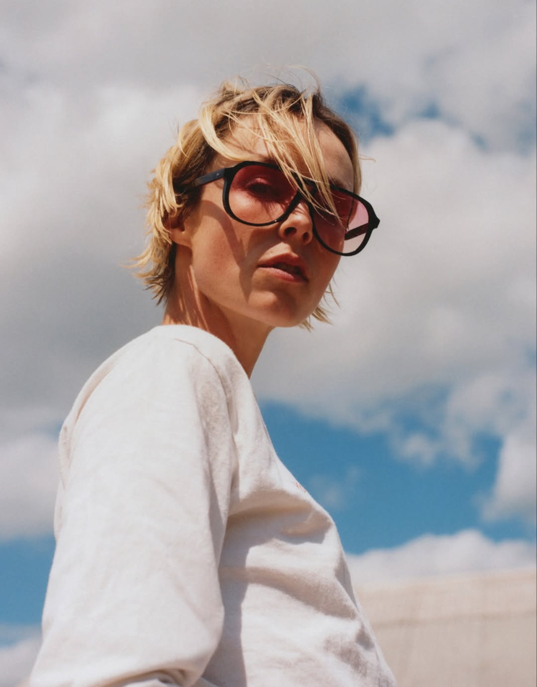 Jack Johnstone X Edie Campbell for HTSI Sep. 25