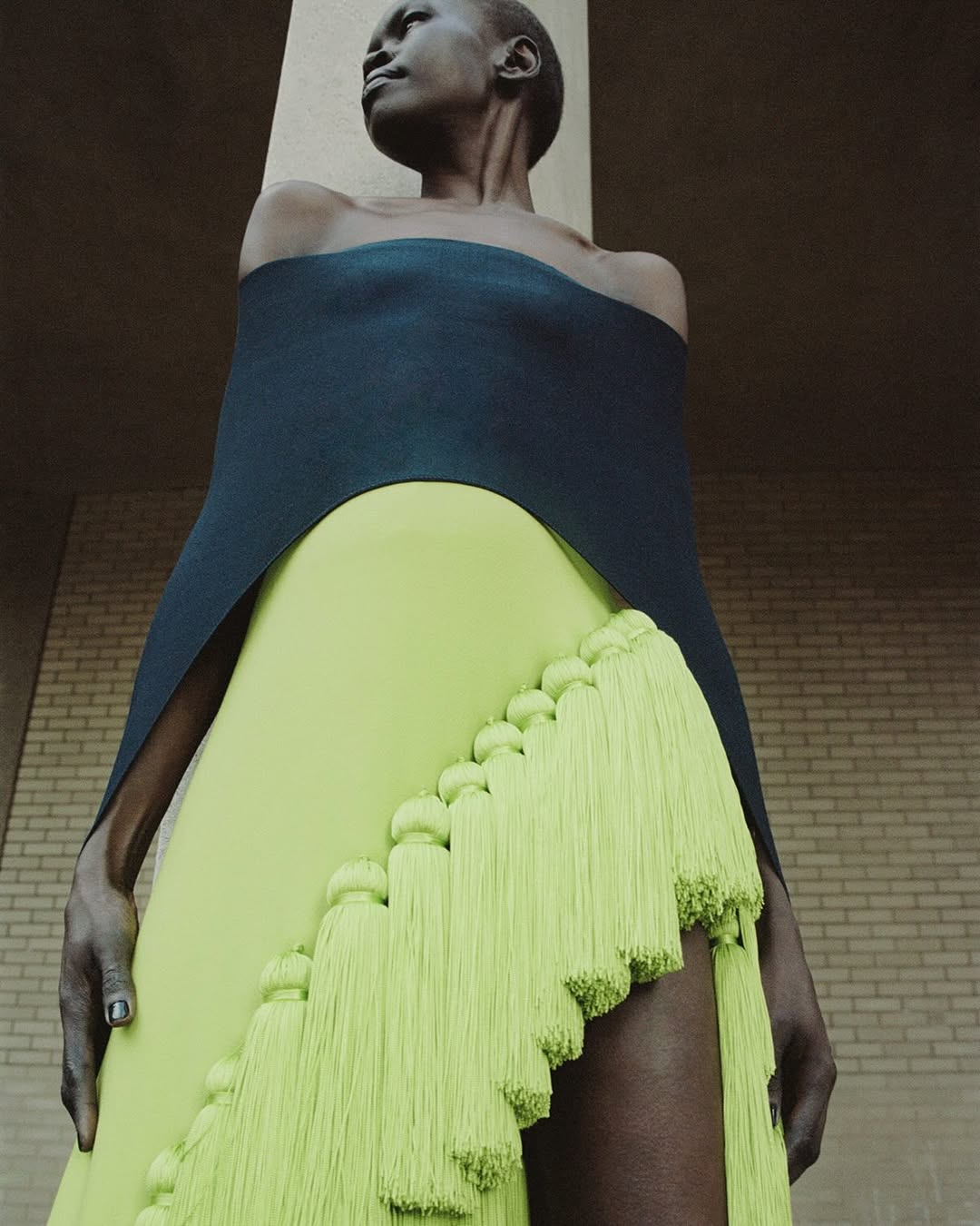 Davit Giorgadze X Alek Wek for Interview Magazine Dec. 25