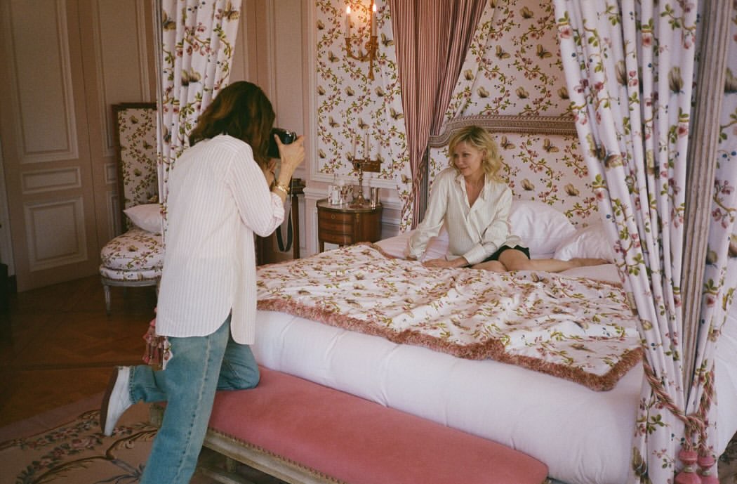 HTSI 

Photographer Sofia Coppola
BTS Photographer Andrew Durham 
Talent Kirsten Dunst 
Style Director Isabelle Kountoure
Hair Stylist Odile Gilbert
Makeup Artist Sandrine Cano Bock 
Manucurist Hanaé Goumri
Seamstress Brianna Toomer

Special thanks to @airelleschateaudeversailles @airellescollection and @inkretouch
Le Grand Contrôle and to Orangery of the Palace of Versailles 

Produced by Town 

#htsi #sofiacoppola #editorial #production #townproductions #photography