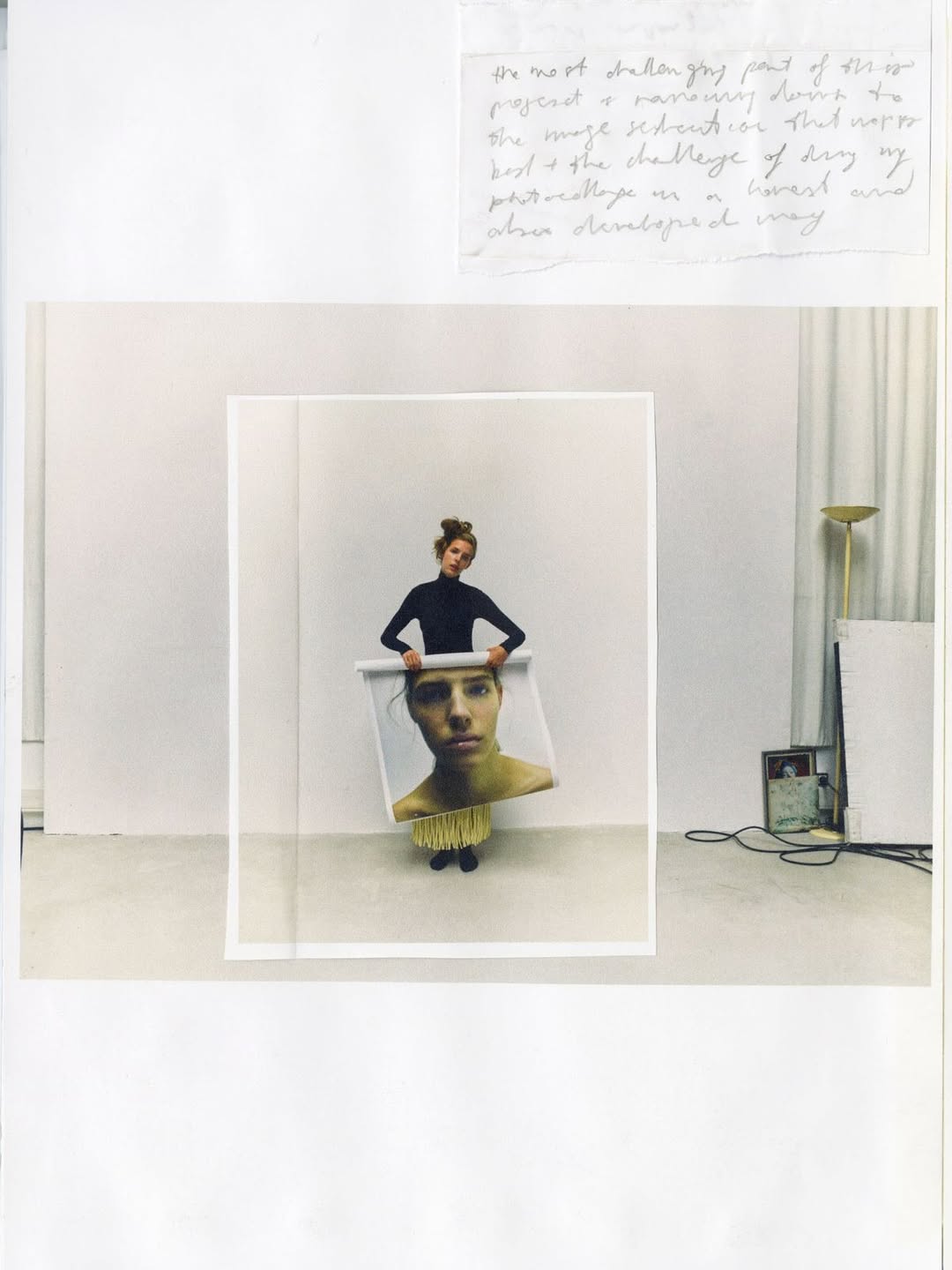 LOT PAPERS

A collection of printed images about a girl named Lot.

Shot in Paris, 2025.

In this collaboration, stylist Alex Assil was drawn to the way photographer Pablo Di Prima uses collage and ephemera in his work. They asked: How can we play with the idea of collage? Is it only scrapbooking, or can images be treated as objects? Can layering photographs make 1 + 1 = 3?

LOT PAPERS plays with images by printing, cutting, and sequencing them. 

Limited edition prints available for purchase.

Photographer Pablo Di Prima
Stylist Alex Assil
Creative Director Damien Ré
Talent Lot Hemmers
Casting Director Anitta Bitton
Makeup Artist Marie Duhart
Hair Stylist Sebastien Richard
Manicurist Sylvie Vacca
Set Designer Sati Leonne Faulks

Retouched by Limonada Studio
Produced by Town 
Shot in Paris, France

Additional archive images by Sati Leonne

#pablodiprima #personalproject #production #townproductions #photography #paris