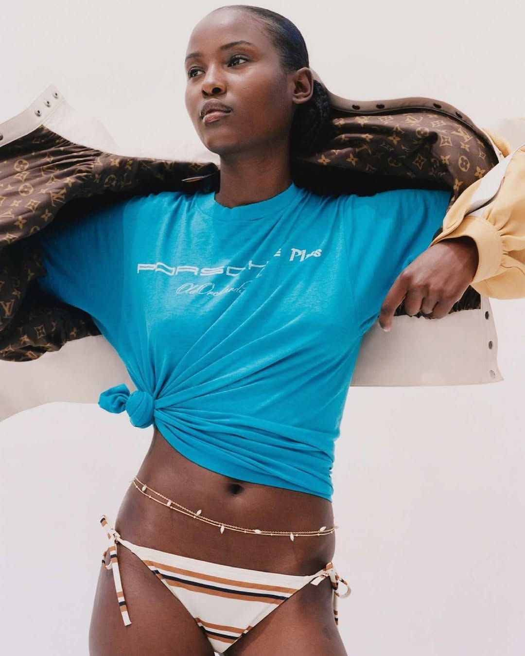 Shot at VANDERVOORT STUDIO
LAYLA ETENGAN for HARPER\'S BAZAAR FRANCE
Shot by CLARA BALZARY [mini title]

