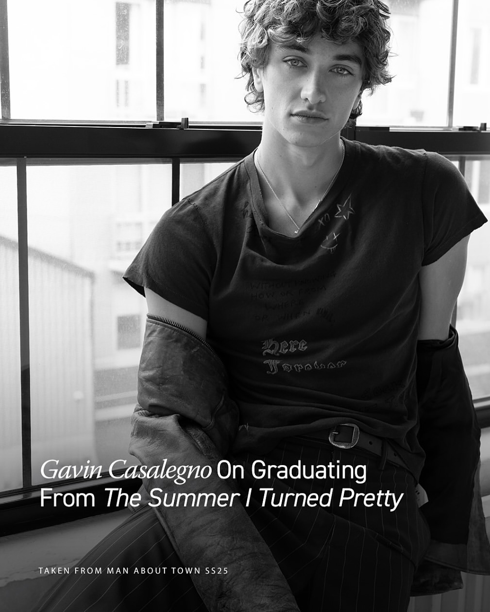 Victoria Stevens X Gavin Casalegno for Man About Town Aug. 25