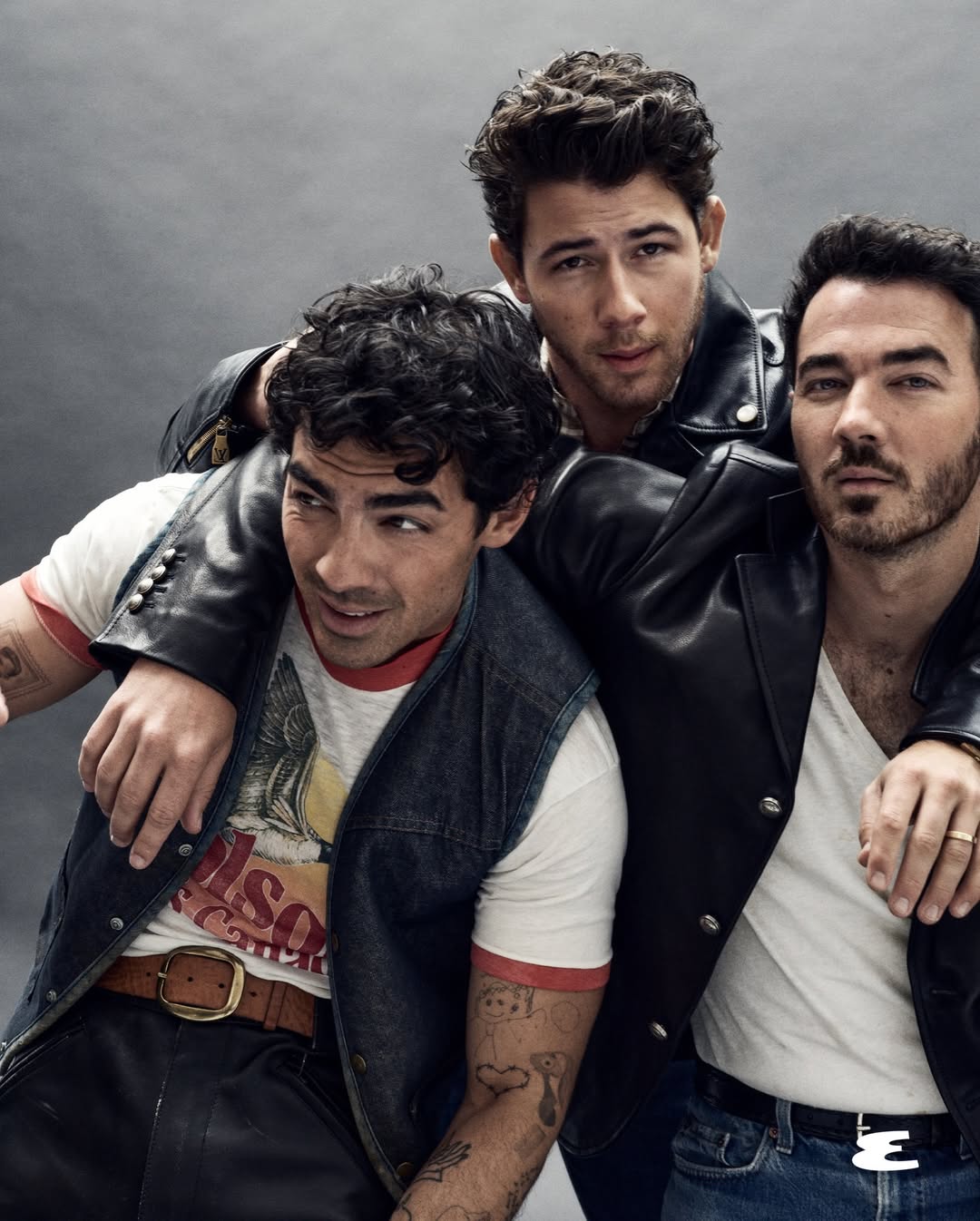 Billy Kidd X Jonas Brothers for Esquire Dec. 25
