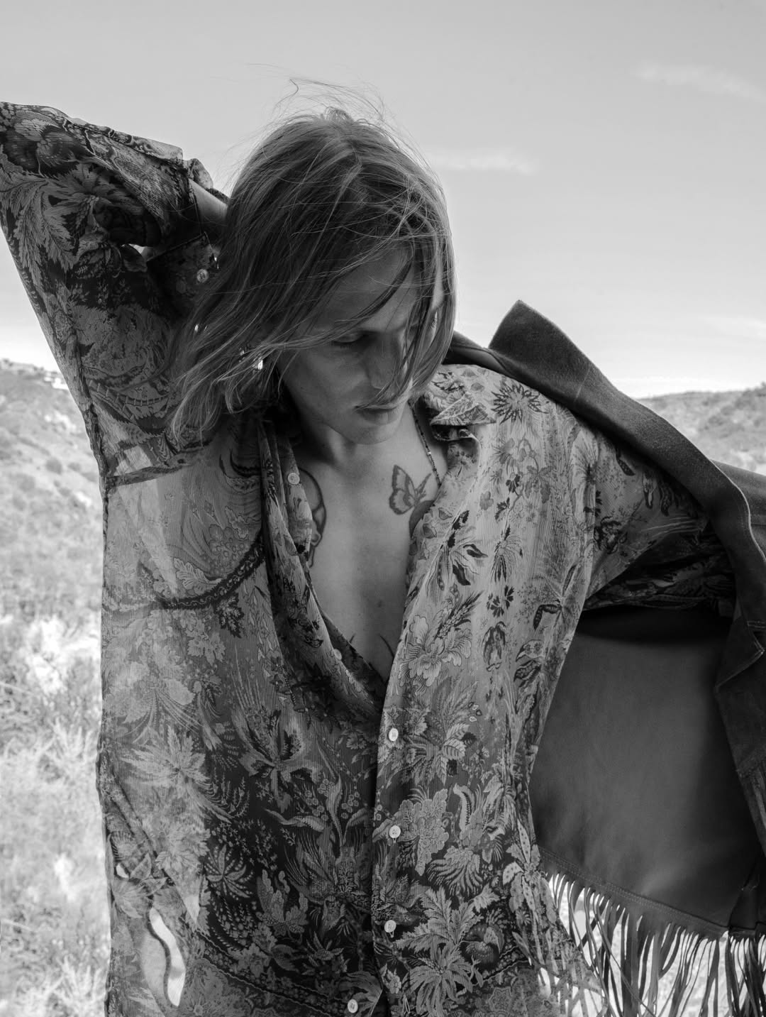 Wanda Martin X Jamie Campbell Bower for FOXES Magazine Dec. 25