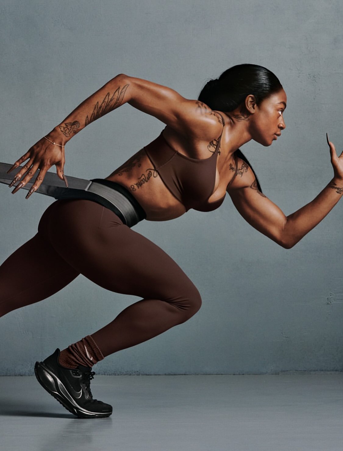 Sha’Carri Richardson, Serena Williams, Beatriz Hatz, Chloe Kim, Jordan Chiles, Madisen Skinner, Nelly Korda, Romane Dicko and Kim Kardashian for @nikewomen @skims

Photographer @luisalbertorodriguezstudio
Styling @davidefriend

Casting @castpartner Set Design @patienceharding
Lighting Tech @harrismiz
Digital Tech @micheloscar @paulyem
Stunt Coordinator @deanneistat
Set Team @womanhood @aliensinspace Tess Parker, Josh Puklavetz, Mikey Long

Nike
Brand Marketing @trelawnydavis @brejlider Helena Thornton
Digital Marketing @rkgoldie
Creative @adiano_furtado @farahsofia @gunnarisme
Business Affairs Kim Carman
Operations Katie Price
Social @laurenmaelt
Production Noah Stanik, @rachellmeyer @marxfilmandphotos

Skims
EVP tracyromulus
Creative Director @kimharlowandt
Brand Marketing @gracesmason hk.french
Creative @danyadargham
Producer @stefanialola
Social Katie Marian

1st AD @megan500000
Production EQ @smileequiptmentrentals
Photo + Digital EQ Fable Stable

Produced by COUNSEL