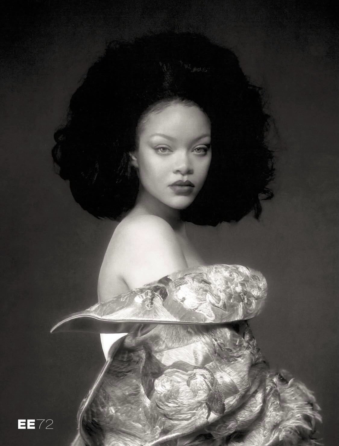 @badgalriri for 72, Summer Issue @ee72
Styling and Creative Direction Edward Enninful @edward_enninful
Photographer Szilveszter Makó @szilvesztermako
Hair Yusef Williams @yusefhairnyc using @fentyhair @theybyyusef
Makeup Ammy Drammeh @ammydrammeh using @fentybeauty and @fentyskin
Nails Jenny Longworth @jennynails
Style Director Dena Giannini @denagia
Fashion Editor Rebecca Purshouse @rebeccapurshouse
Set Design Felix Gesnouin @felixgesnouin
Tailor Brianna Toomer @briannatoomer
First Photo Assistant and Digital Technician Gianluca Malavolta @gianlucamalavolta
Photo Assistants Kévin Ramos @kevin_ramos_photos Luke Simmonds @lukesimmonds__ Felix Borrelli @felixborrelli
Styling Assistants Breno Vasquez @brenovasquez Isabela Orozco @isabelaorozco
Hair Assistant Christopher Ahmad Salmon @ach_hairny
Makeup Assistants Quelle Bester @quelle_uk and Toma Marandeau @toma.marandeau
Set Design Assistants Elfried Gratas, Faustine Morisset, Luc Sciberras
Produced by COUNSEL
Chief Creative Officer Edward Enninful @edward_enninful
Editorial Director Sarah Harris @sarahharris
Chief Visual Officer Alec Maxwell @kloss_films
Entertainment Director At Large Jill Demling @jilldemling
Art Director Stefan Abrahams @stefan_abrahams
Creative Producer Fernanda Dugdale @fernandadugdale
Rihanna wears dress @dior Haute Couture, earrings @fernandojorge
Special Thanks @jennnrosales @theledecompany @carolyngirondo