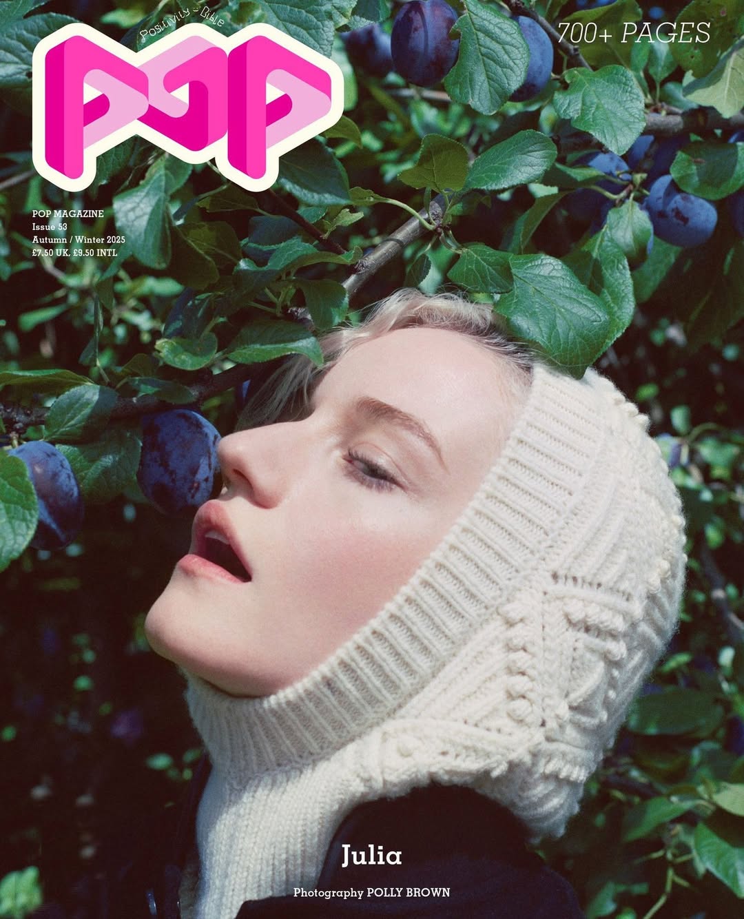 Polly Brown X Julia Garner for Pop Sep. 25