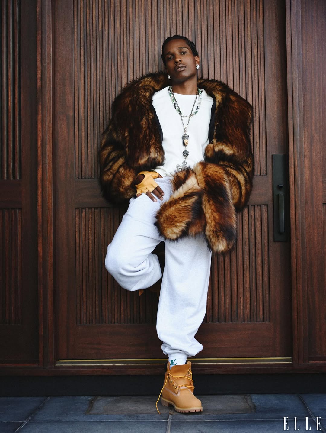 Justin French X A$AP ROCKY for Elle USA Sep. 25