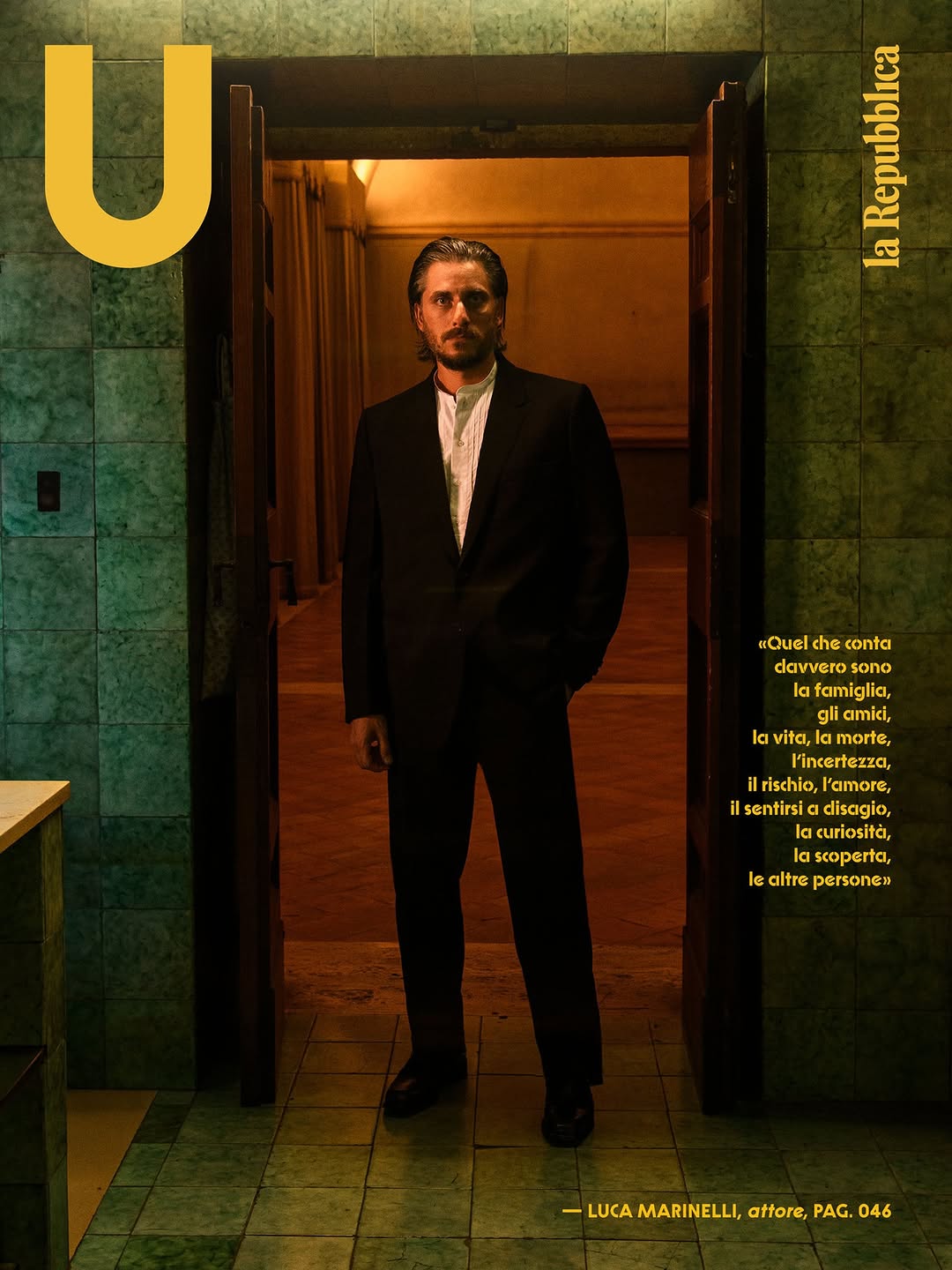 Christopher Anderson X Luca Marinelli for U la Repubblica Sep. 26