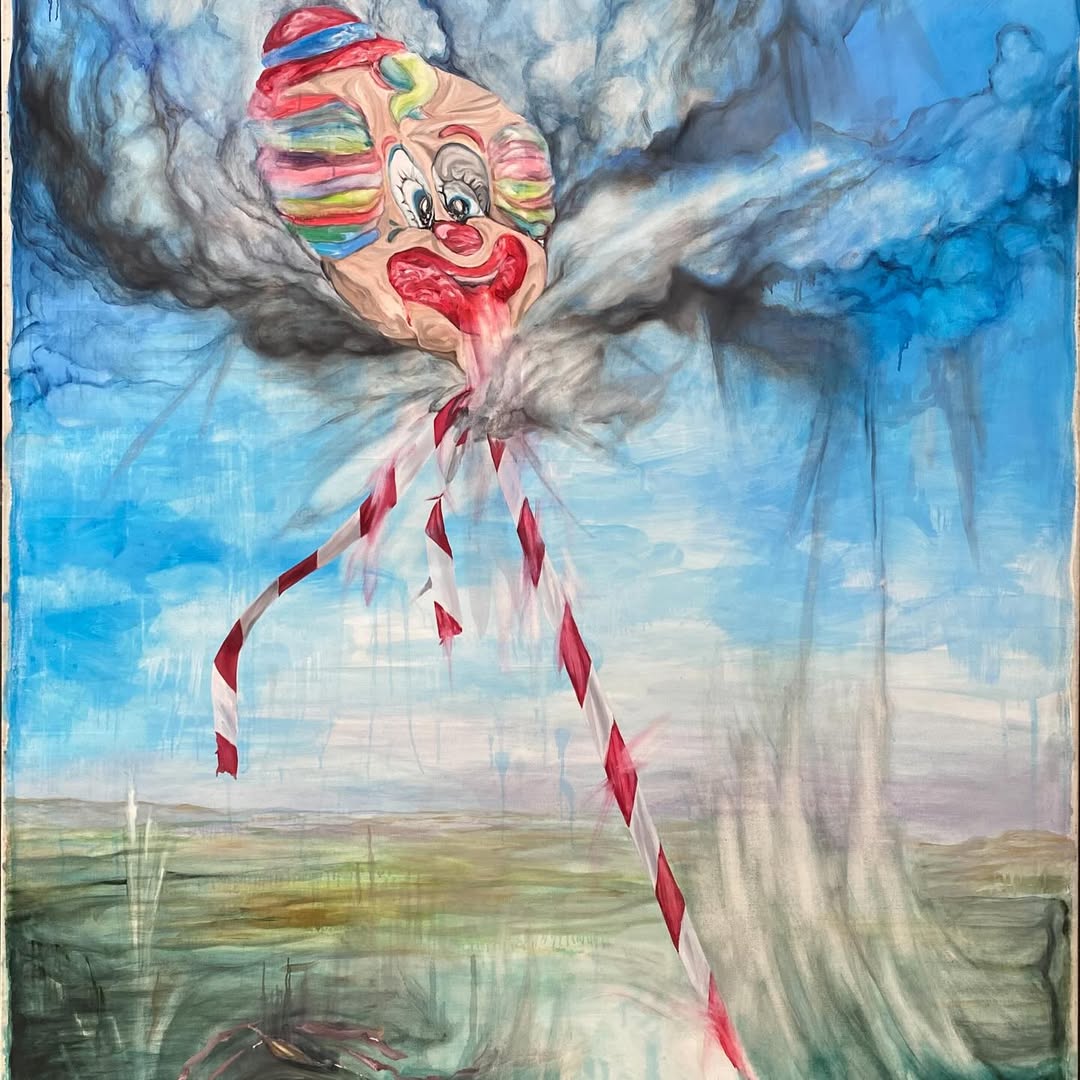 @damienmoulierac ‘s paintings masterfully blend abstraction with emotional depth.