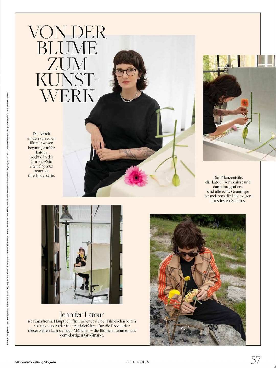 @bonjourlatour featuring in @szmagazin 
styling : @mariegodt 
art direction : @birthesteinbeck 

Available now in print & online format