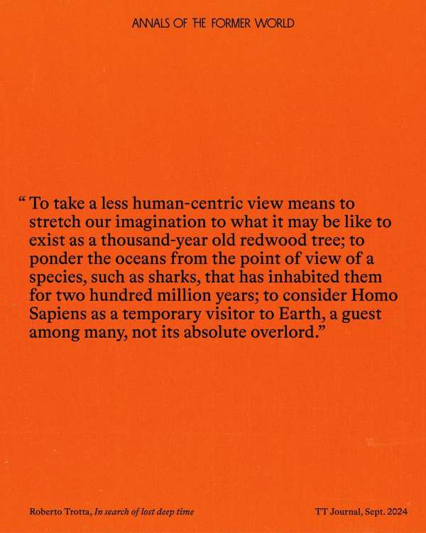 “Fathoming deep time is arguably geology’s ...