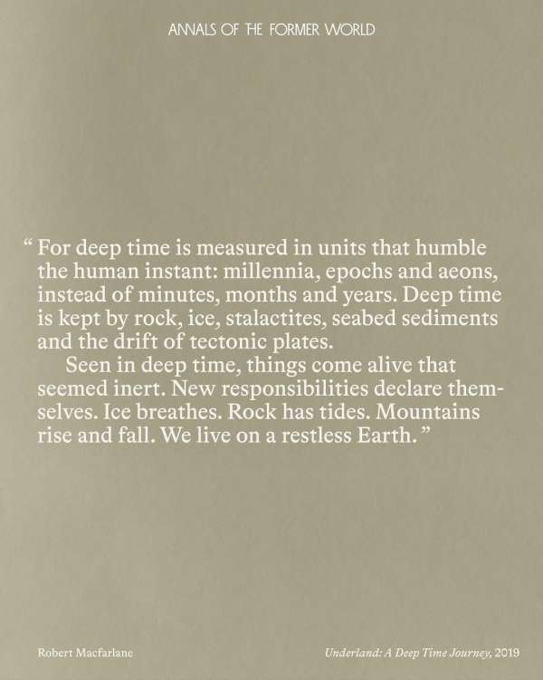 “Fathoming deep time is arguably geology’s ...