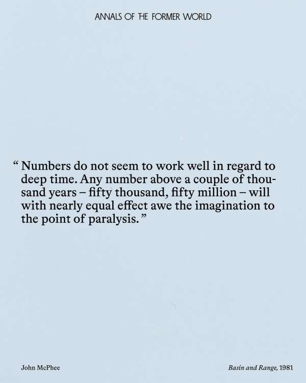 “Fathoming deep time is arguably geology’s ...